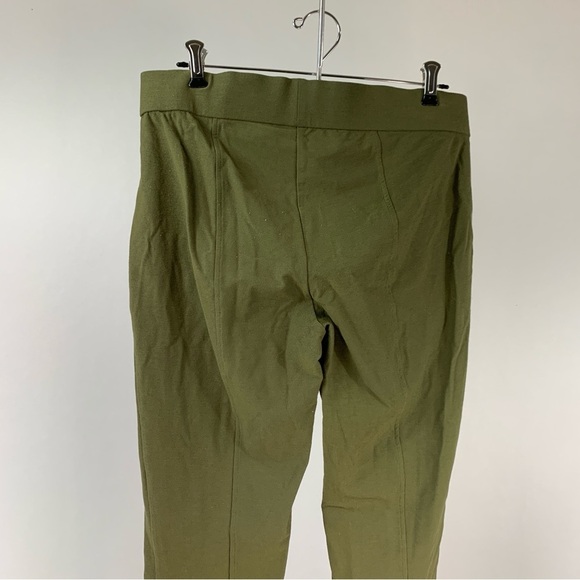 NWT Eileen Fisher Olive Green Washable Stretch Crepe Pants Small S - Picture 7 of 11